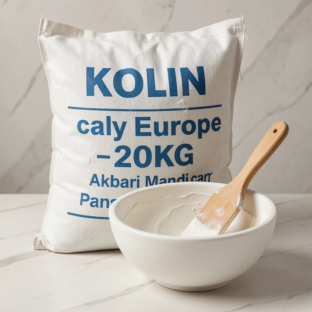 Certified European Kaolin Clay 20KG – Akbari Mandi Pansar | Kolin Caly for Cosmetics