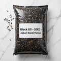 Pure Black Till (Black Sesame Seeds) 50KG Bulk – Akbari Mandi Pansar | Rich Aroma