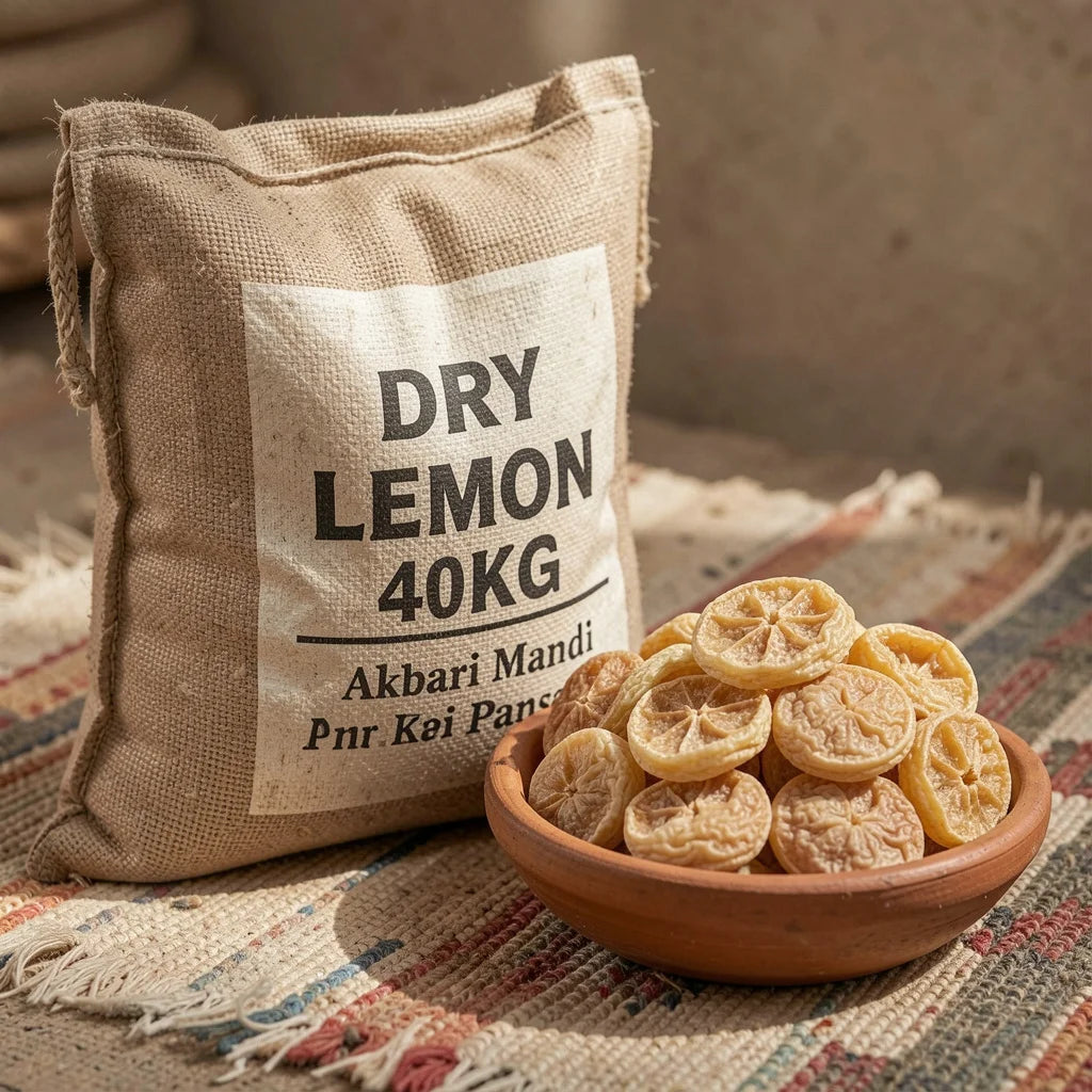 Whole Dried Lemons 40KG Bulk – Akbari Mandi Pansar | Dry Lemon for Pickles & Herbal Tea