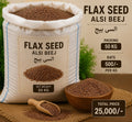 Golden Flex Seeds (Flax Seeds) 50KG Bulk – Akbari Mandi Pansar | Omega‑3 Rich Superfood
